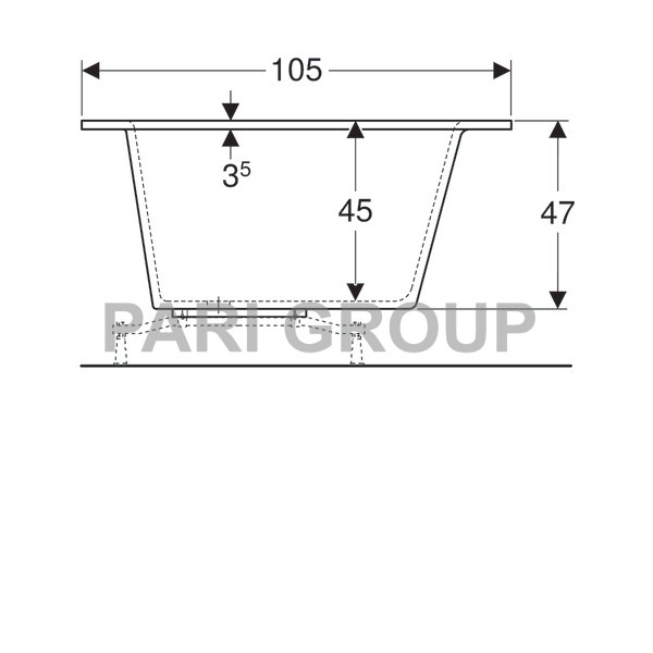   Geberit Renova Plan, :  170,  105,  , 