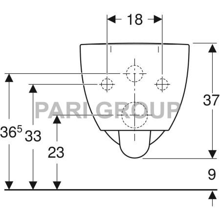   Geberit Renova Comfort,  ,  ,  , Rimfree :  53, 