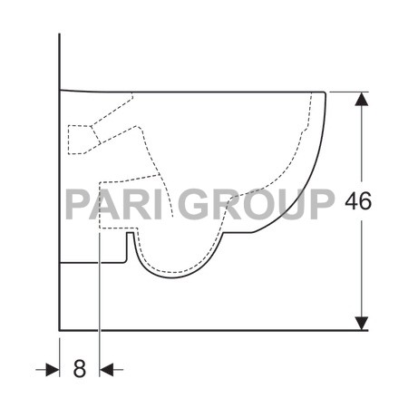   Geberit Renova Comfort,  ,  ,  , Rimfree :  53, 