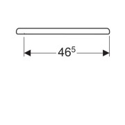 Сиденье для унитаза Geberit Renova Comfort, без функции плавного опускания, крепление снизу, белый