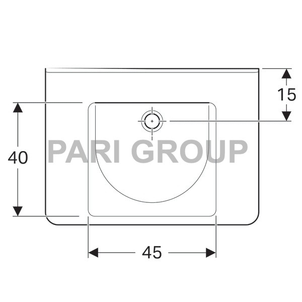  GeberitRenovaComfortSquare, :  75,  55,    ,  , 