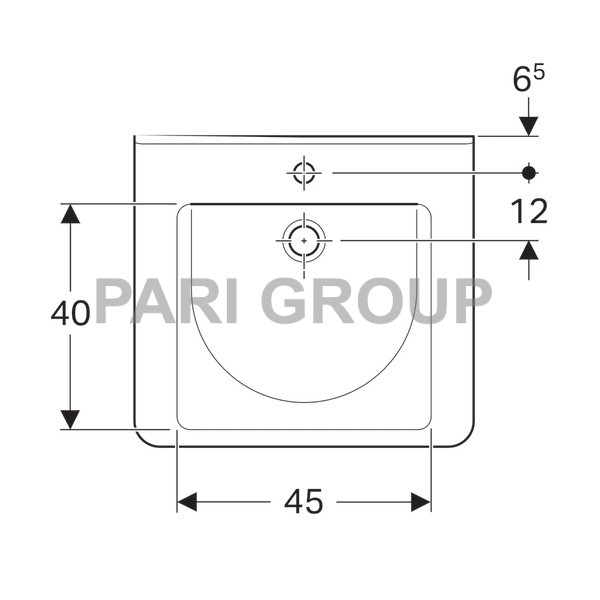  GeberitRenovaComfortSquare, :  60,  55,      ,   , 