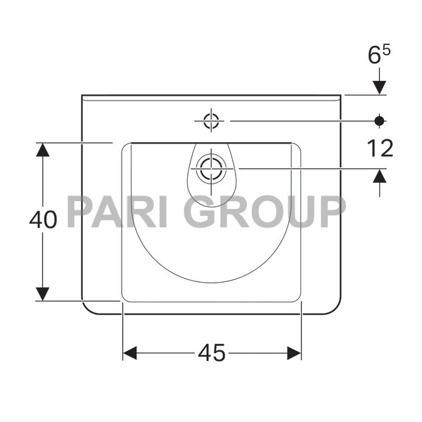  GeberitRenovaComfortSquare, :  65,  55,     ,  , 