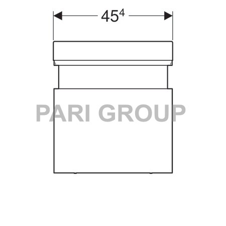  GeberitRenovaComfort:  45.4,  43.5?49.5,  38.4, ,  