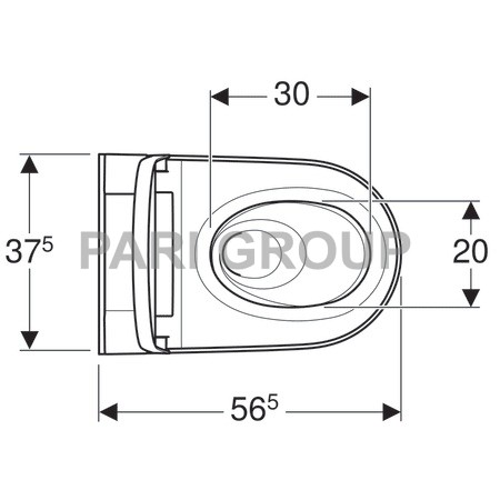 ������-���� Geberit AquaClean Sela, ���������, ������������, ���������� �������� WhirlSpray, ����� �������������� ����������, ������������� ���������, ������� ���, 56,5�37,5�33 ��, ������� - ��������� ����, �����