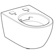 Унитаз Geberit подвесной, для смывного бачка скрытого монтажа, безободковый, для крышки-биде AquaClean Tuma Comfort, AquaClean Tuma Classic, 55,3х35х28,4 см, альпийский белый