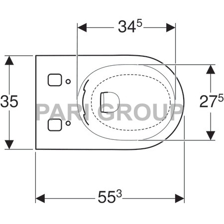 ������ Geberit ���������, ��� �������� ����� �������� �������, ������������, ��� ������-���� AquaClean Tuma Comfort, AquaClean Tuma Classic, 55,3�35�28,4 ��, ���������� �����