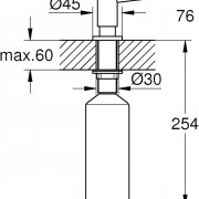    GROHE Cosmopolitan   ,  500 ,  76 ,  76 , d=45 , 