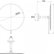   EMCO ROUND ,  , 3-  ,   50 , D 200 ,  103 ,         . 4378 000 00, 