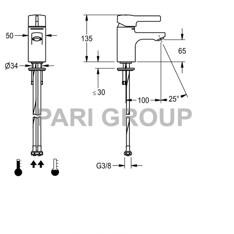    FRANKE F5LM1001, ,  2  ,   ,  100 ,  135 , 