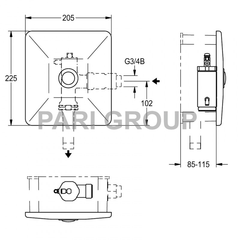     FRANKE Aqualine AQRM555     