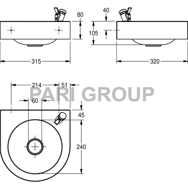 ��������� �������� ������ FRANKE Anima DF240WM � �������� ������, ����������� �����