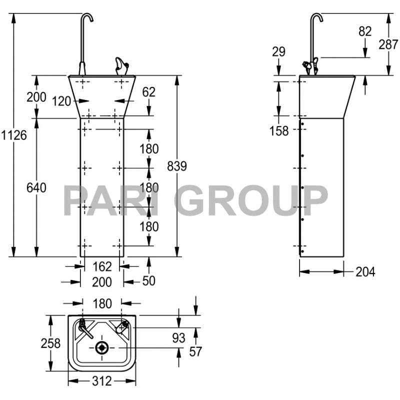 ��������� �������� ������ FRANKE Anima ANMX307 � �������� ������ � ������������ ��� �������, ����������� �����