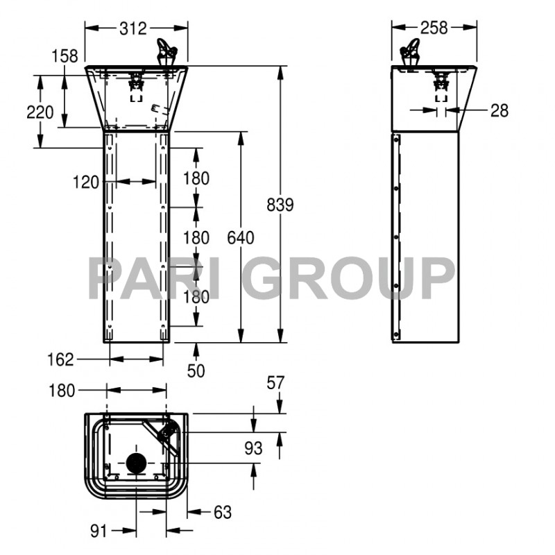 ��������� �������� ������ FRANKE Anima ANMX301 � �������� ������, ����������� �����
