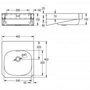 Раковина FRANKE Anima WT400C из нержавеющей стали