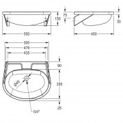 Раковина FRANKE Anima BS204 из нержавеющей стали
