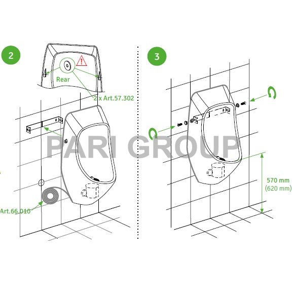 ������� ��������� Urimat Eco25 �� �������������, ���� �����, ����� MB-ActiveTrap Art.Nr. 52.101