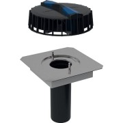 Воронки для отвода дождевой воды с крыши в желоб до 12 л/с